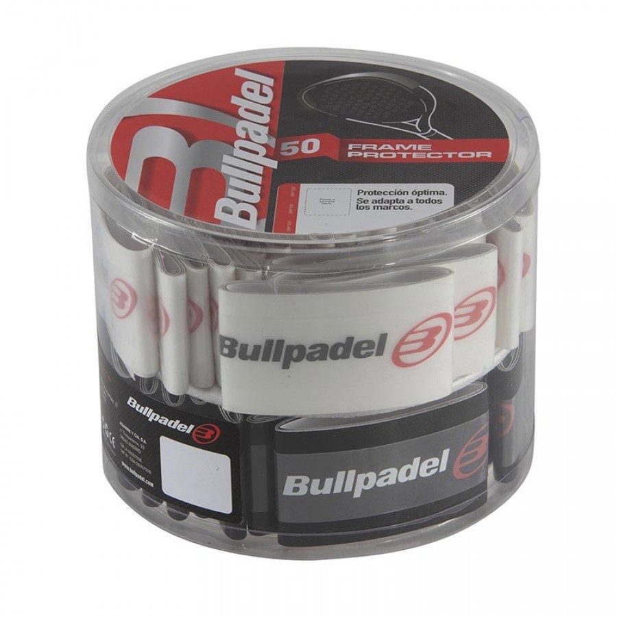 Protetores Bullpadel Frame Preto-Transparente 50 Unidades  Oferta + Barato