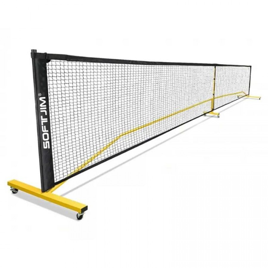 Red Pickleball SoftJim With Wheels