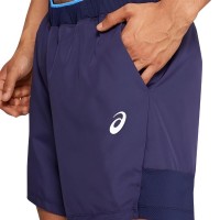 Short Asics Club 7In Azul Peacoat  Oferta + Barato