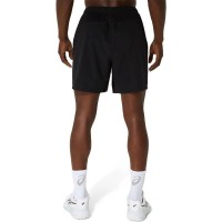 Short Asics Court 7IN Negro Blanco