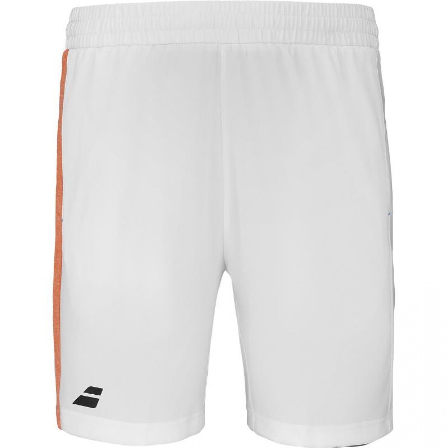 Courte pièce de Babolat Blanco Naranja