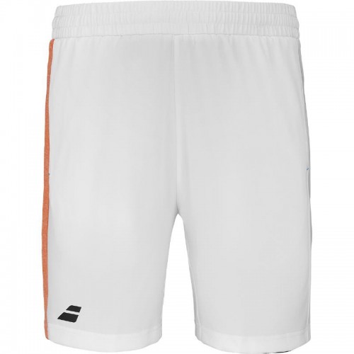 Courte pièce de Babolat Blanco Naranja Junior