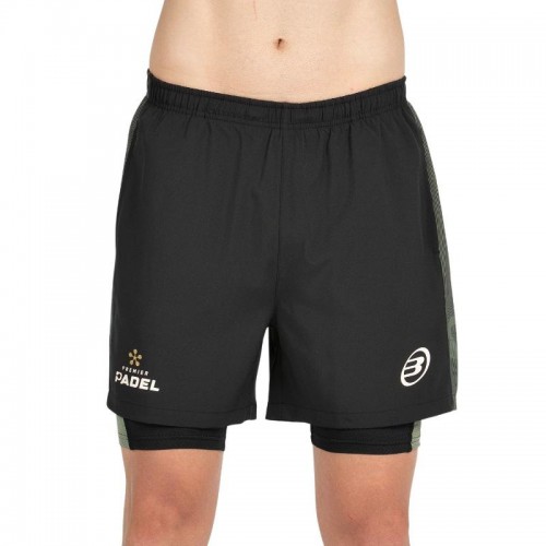 Bullpadel Premier Padel Pingu Black Shorts