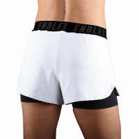 Short Endless Tech Iconic Blanco Mujer  Offer + Cheap
