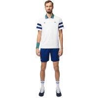 Short Lacoste Roland Garros Azul Blanco Verde  Oferta + Barato