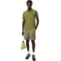 Short de sport Lacoste Vert kaki