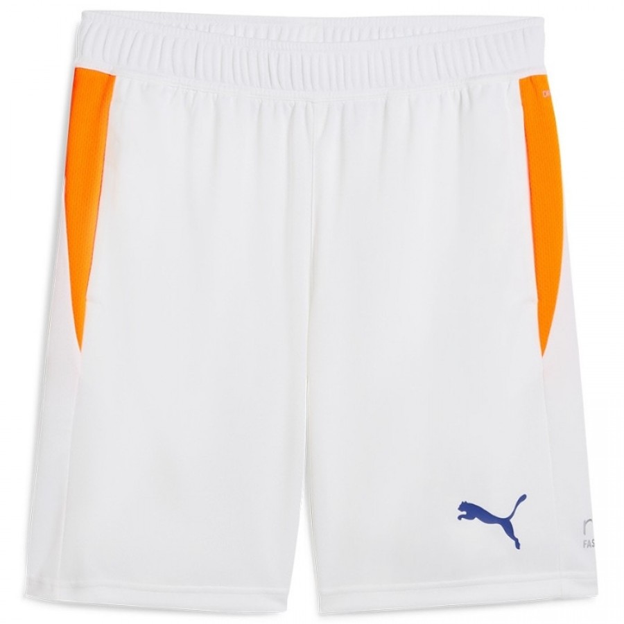 Puma Individual White Orange Shorts  Offer + Cheap