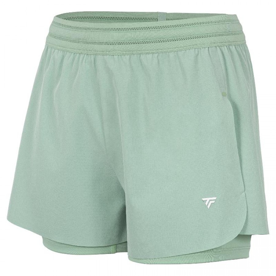 Équipe Tecnifibre Short Stretch Verde Mujer