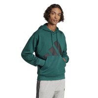 Sweat-shirt Adidas Essentials Vert Noir  Offre - Pas cher