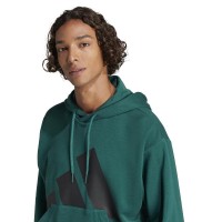 Sweat-shirt Adidas Essentials Vert Noir  Offre - Pas cher