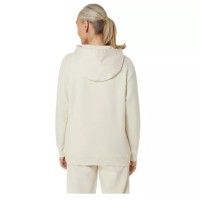 Moletom Feminino Asics Logo Beige Birch  Oferta + Barato