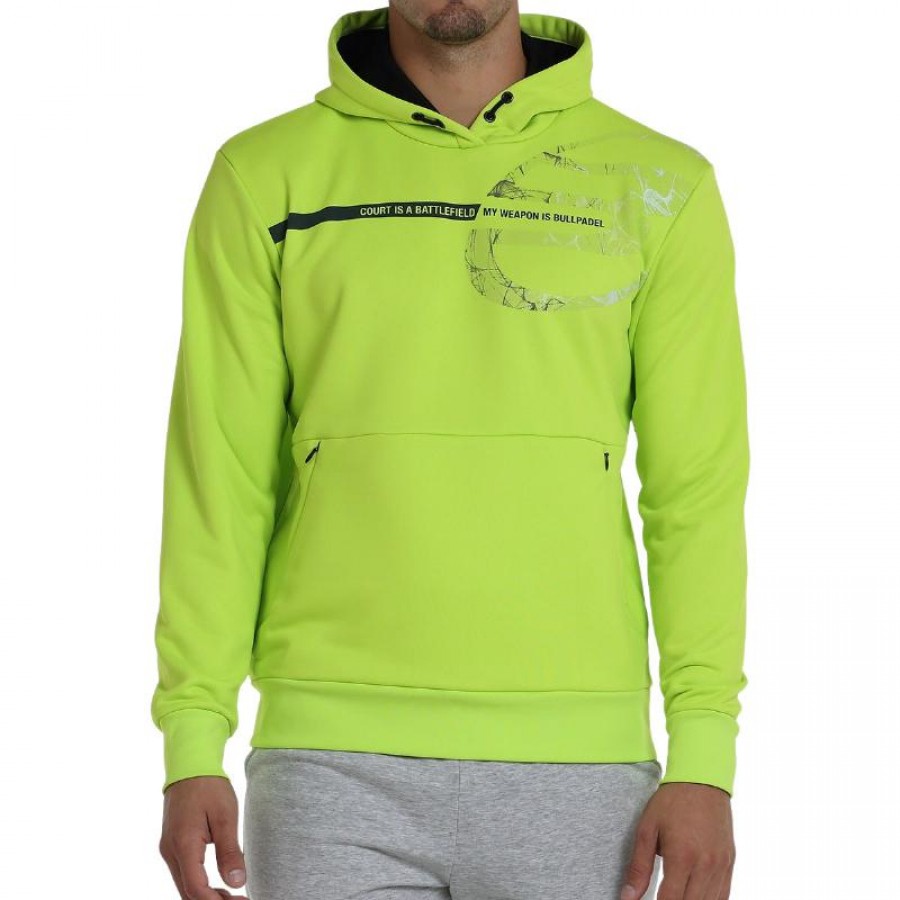 Bullpadel Baiona Vibrant Green Sweatshirt  Offer + Cheap
