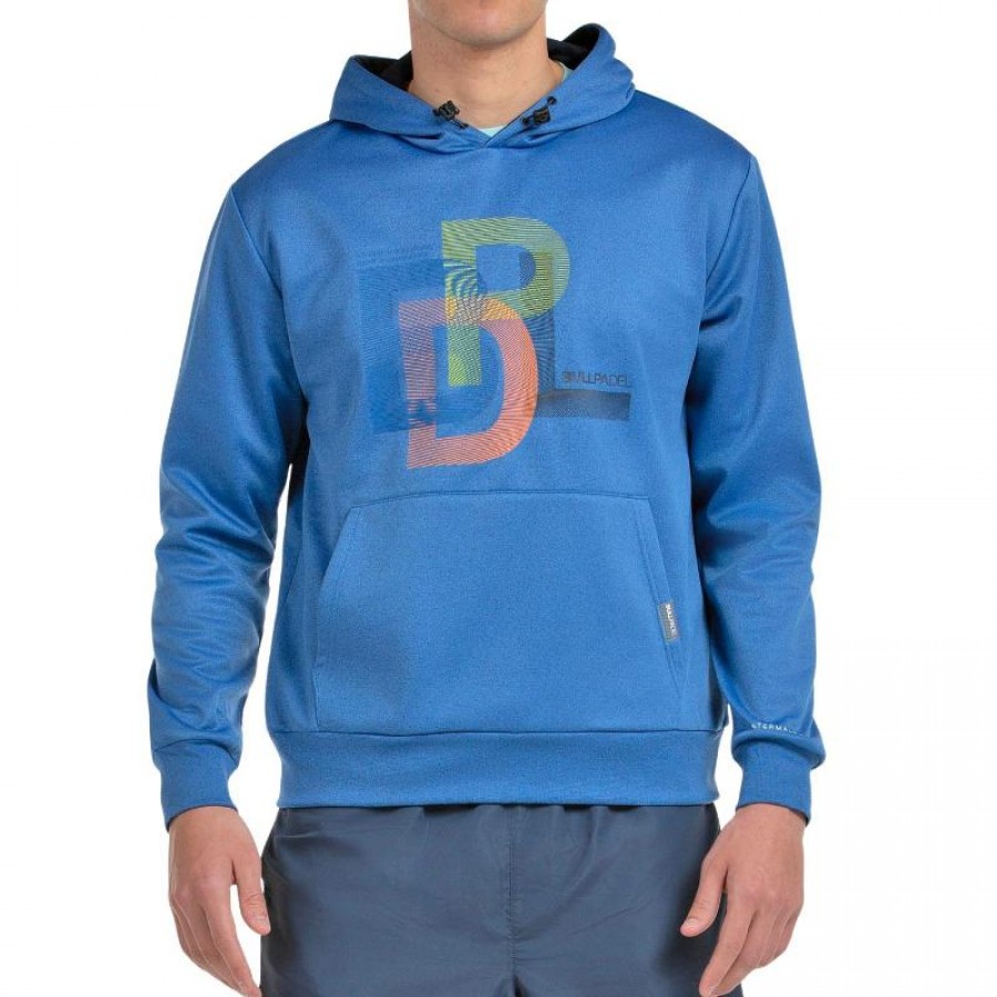 Moletom Bullpadel Gondo Atomic Blue Vigore  Oferta + Barato