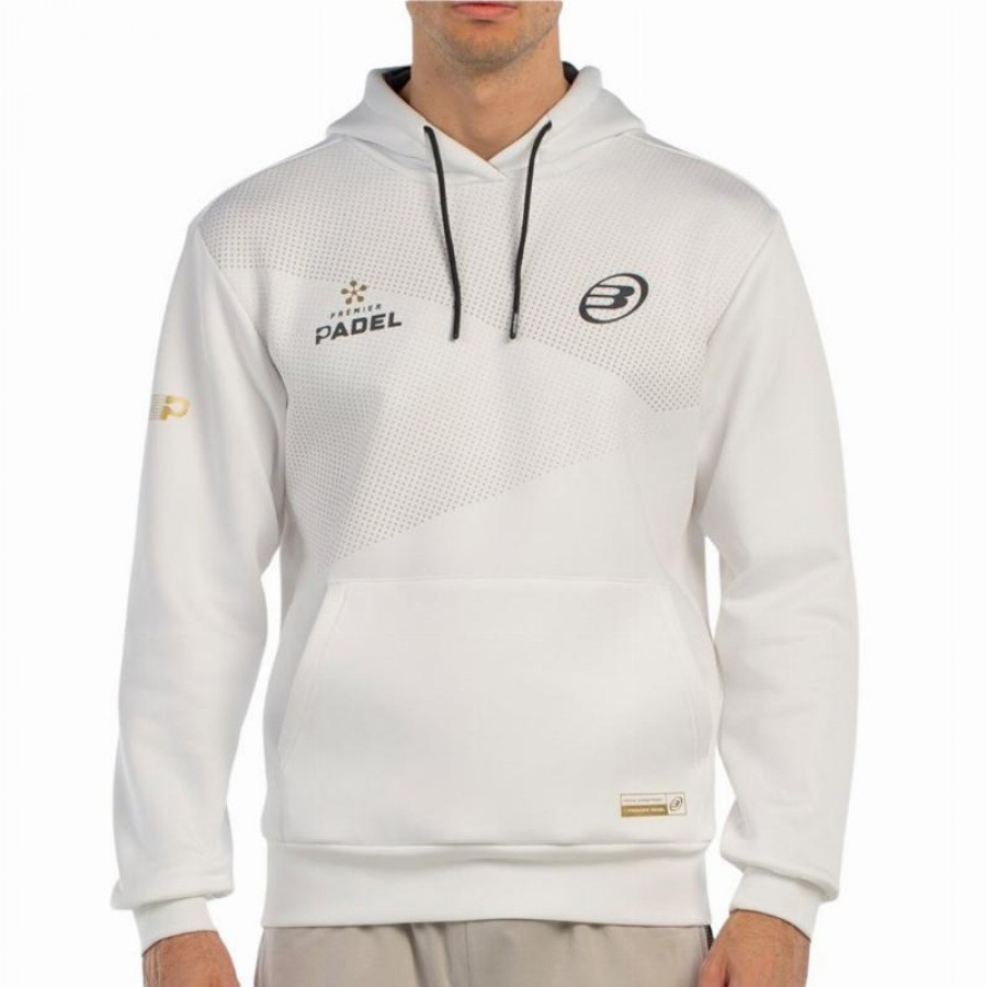 Sudadera Bullpadel Premier Padel Baque Blanco  Oferta + Barato
