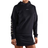 Sweat-shirt noir creux sans fin PADELPOINT Sweat-shirt noir creux sans fin