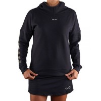 Sweat-shirt noir creux sans fin PADELPOINT Sweat-shirt noir creux sans fin