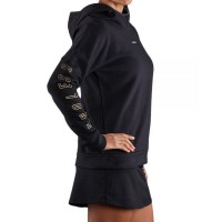 Sweat-shirt noir creux sans fin PADELPOINT Sweat-shirt noir creux sans fin