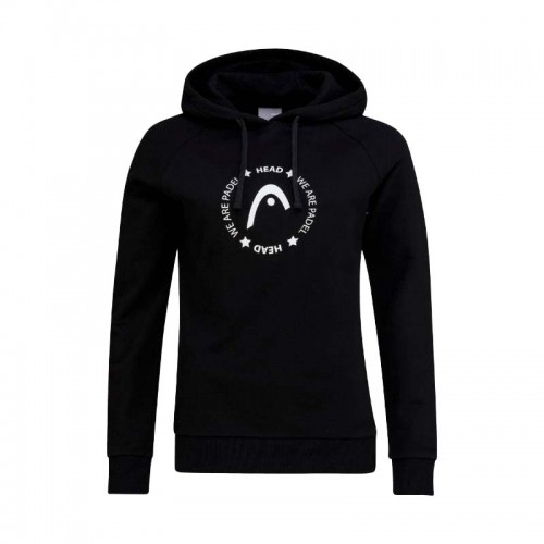 Sweatshirt Head Padel Black Woman