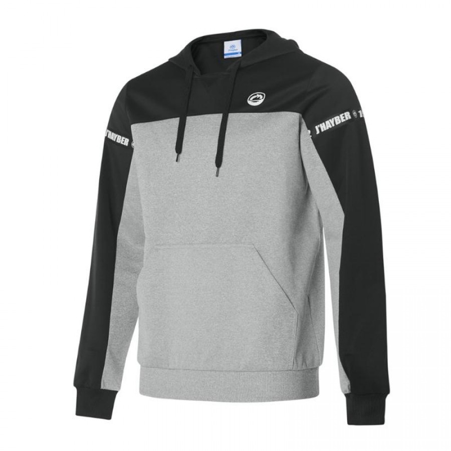 Sweatshirt JHayber Bangle Black Grey PADELPOINT Sweatshirt JHayber Bangle Black Grey