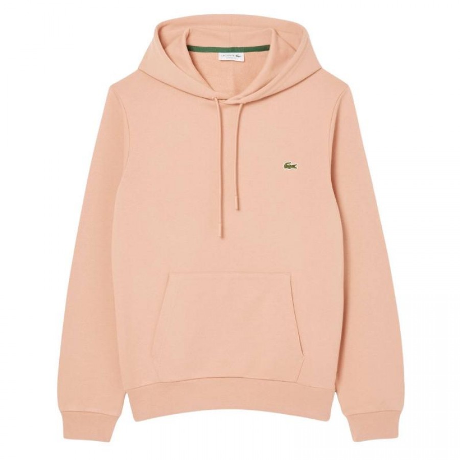Sudadera Lacoste Algodon Bege Coral  Oferta + Barato