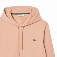 Sudadera Lacoste Algodon Bege Coral  Oferta + Barato