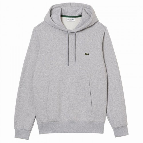 Lacoste Gray Cotton Sweatshirt Vigore