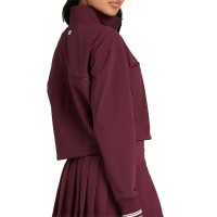 Sudadera Wilson Davenport Woven Granate Royal Mujer