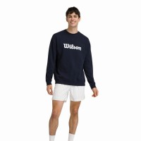 Moletom Wilson Parkside Crew Azul Marinho  Oferta + Barato