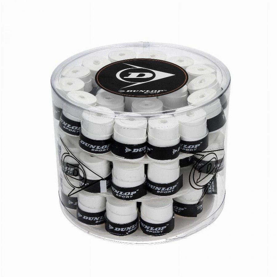 Tambor Dunlop Tour Dry Blanco 60 Overgrips PADELPOINT Tambor Dunlop Tour Dry Blanco 60 Overgrips