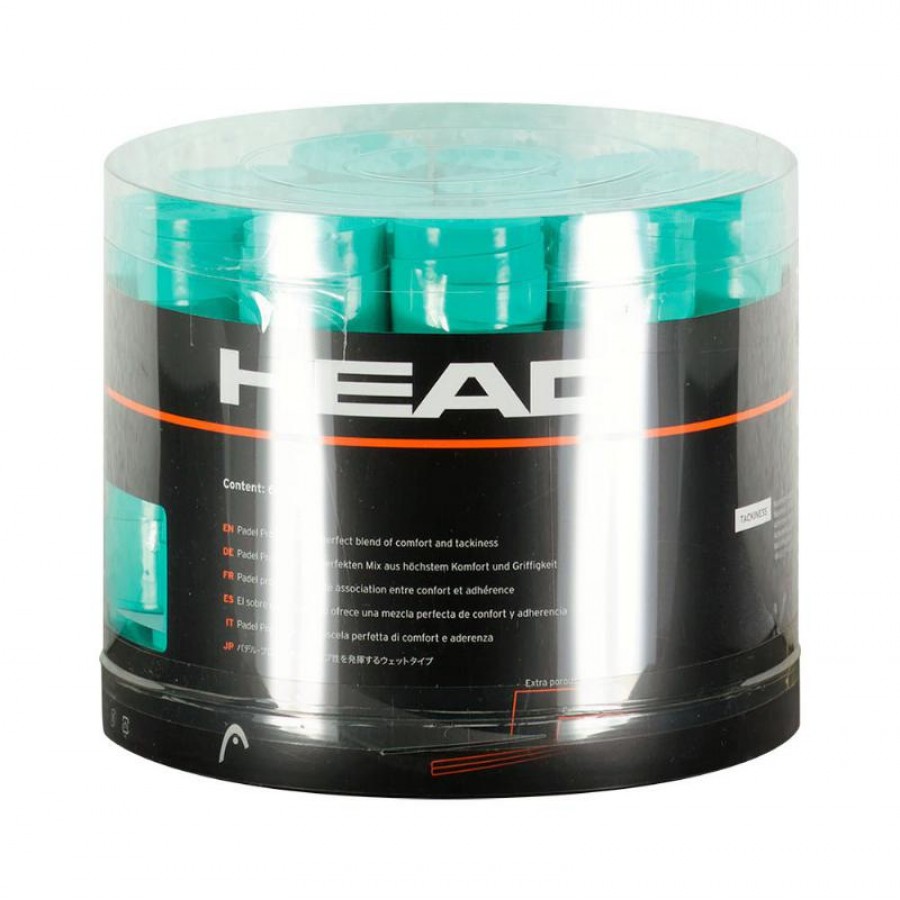 Tambor Head Padel Pro Mint 60 Overgrips PADELPOINT Tambor Head Padel Pro Mint 60 Overgrips