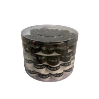 Royal Padel Smooth White Black Drum 60 Overgrips