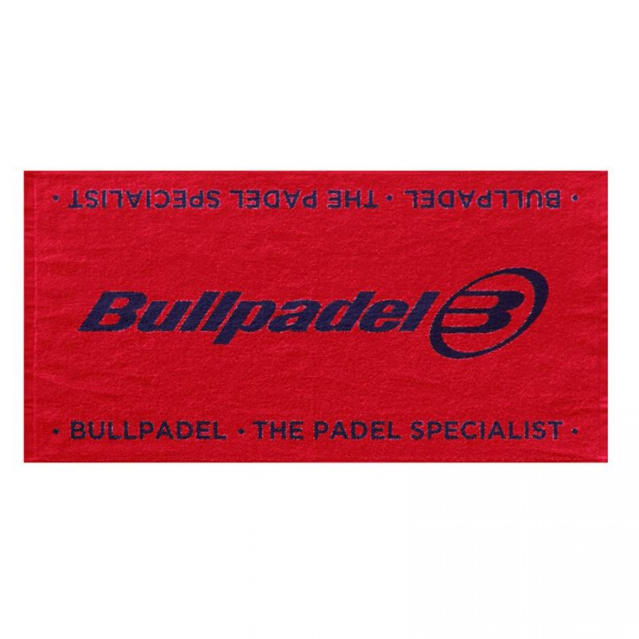 Bullpadel Towel 100x50 Red Black