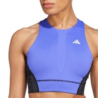 Top Adidas Pro Cobalt Blue Preto para Mulheres  Oferta + Barato