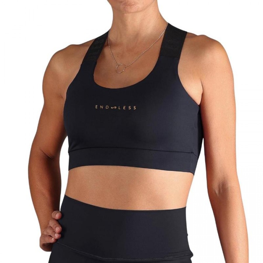 Top Infinito Icônico Negro  Oferta + Barato