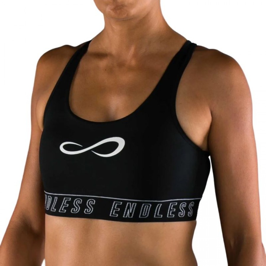 Top Endless Negro Blanco icônico  Oferta + Barato