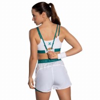 Top Nox Pro Blanco Verde Ivy Mujer