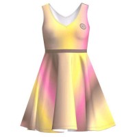 Bidi Badu Spectrum Robe Marron Jaune  Offre - Pas cher