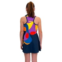 Vestido Twiggy Bidi Badu Azul Escuro Junior Mix  Oferta + Barato