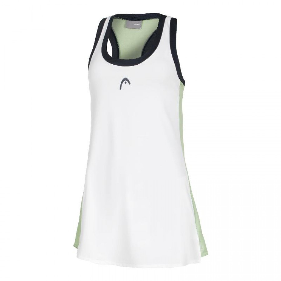 Robe Head Play Tech Blanc Vert  Offre - Pas cher