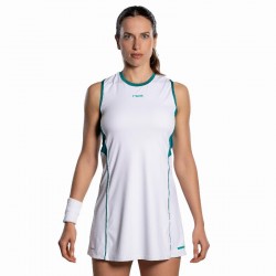 Vestido Nox Pro White Green Ivy