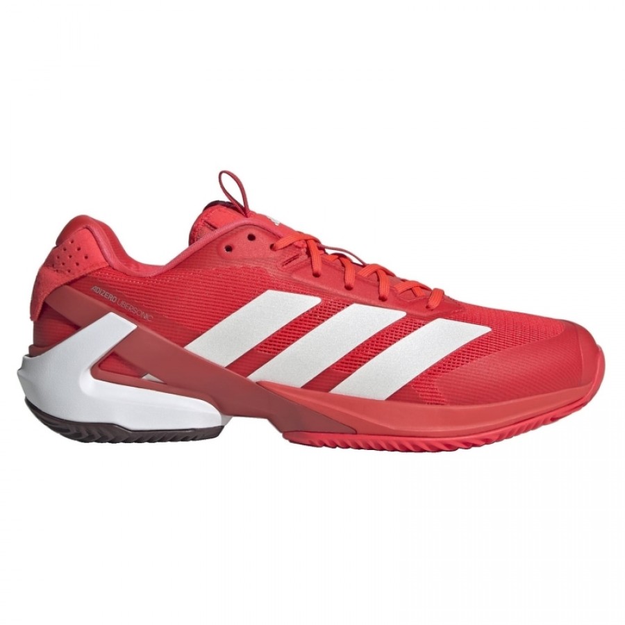 Zapatillas Adidas Adizero Ubersonic 5 Clay Rojo Blanco  Oferta + Barato