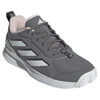Tênis Adidas AvaFlash Clay Cinza Branco Rosa para Mulheres  Oferta + Barato