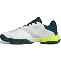 Adidas Barricade K White Black Green Junior Sneakers  Offer + Cheap