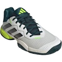 Adidas Barricade K White Black Green Junior Sneakers  Offer + Cheap