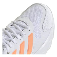 Zapatillas Adidas CourtJam Control 3 Blanco Naranja Mujer