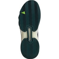 Adidas CourtJam Control Clay White Black Green Sneakers  Offer + Cheap
