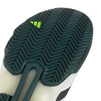Adidas CourtJam Control Clay White Black Green Sneakers  Offer + Cheap