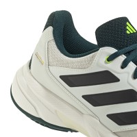 Adidas CourtJam Control Clay White Black Green Sneakers  Offer + Cheap