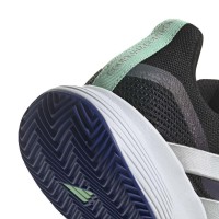 Tênis Feminino Adidas CourtJam Control Black Nucleo Silver  Oferta + Barato