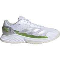 Adidas Courtquick Padel White Silver Green Women''s Sneakers  Offer + Cheap